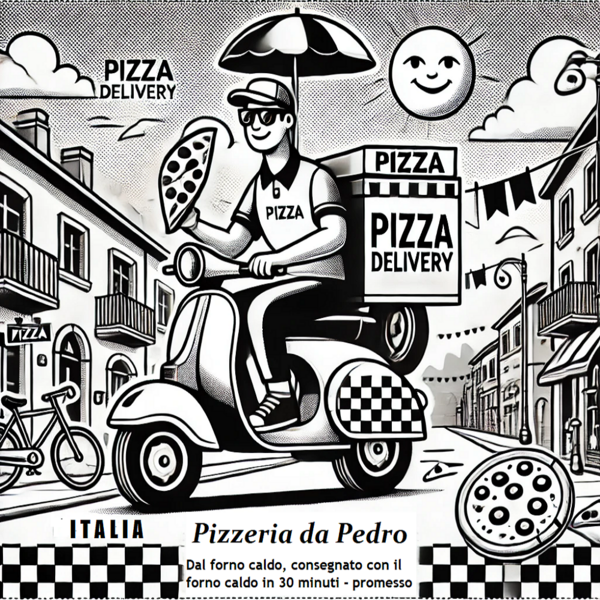 lidX w aplikacji reklama drukowania paragonów z reklamą dostawy pizzy